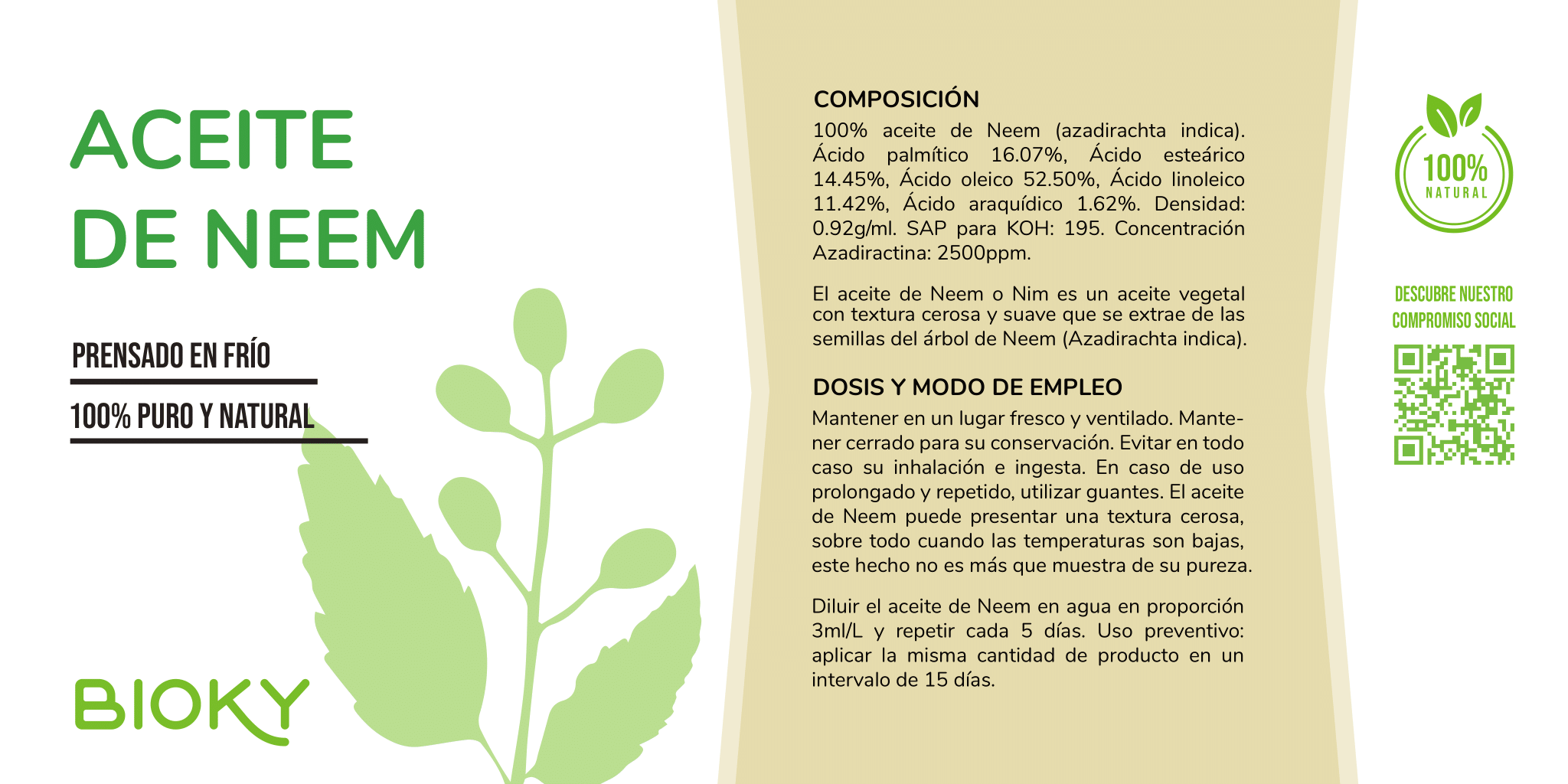 Pack Jabón Agrícola y Aceite de Neem 1L, Huerto y Jardín