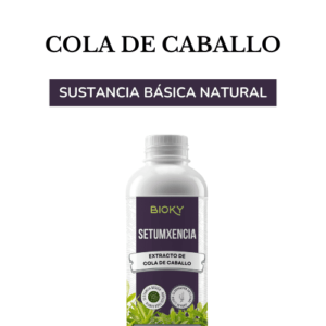 Cola de caballo fungicida para plantas