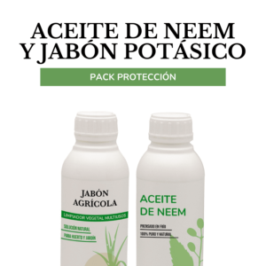 Jabón potásico y aceite de neem