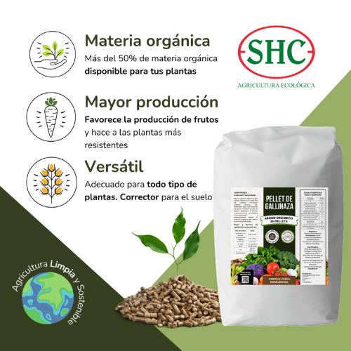 Cualidades de la gallinaza para plantas Bioky