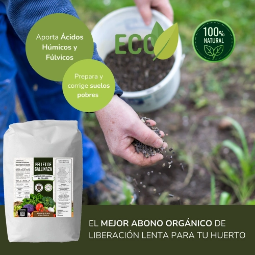 Abono orgánico ideal para preparar la siembra