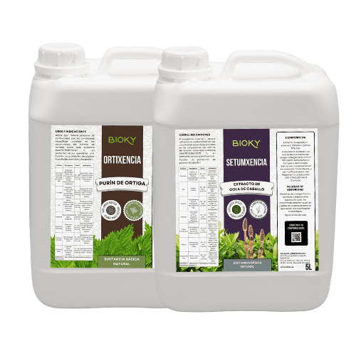 Purín de ortiga 5L y cola de caballo 5L
