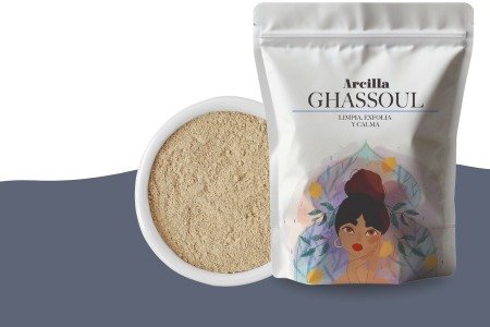 Arcilla ghassoul cosmética