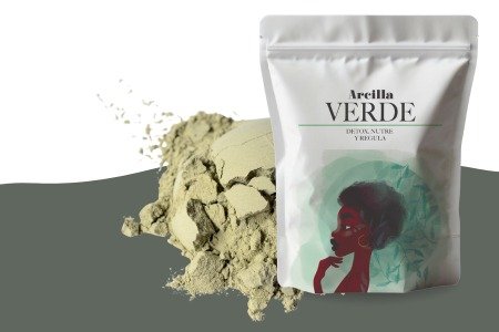 Arcilla verde cosmética