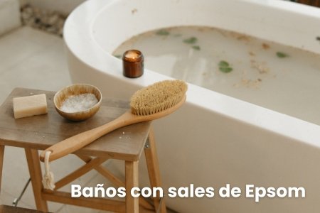 Beneficios de los baños con sales de epsom