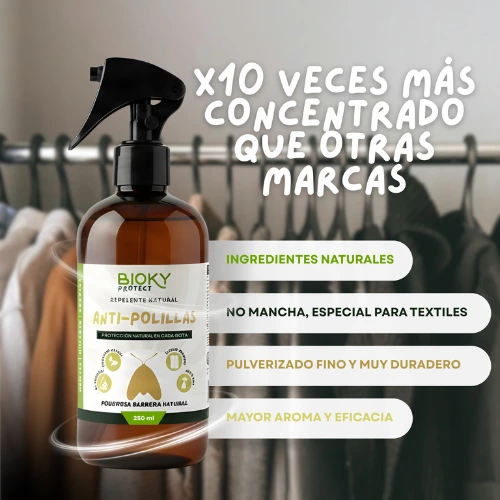 Antipolillas 10 veces más concentrado