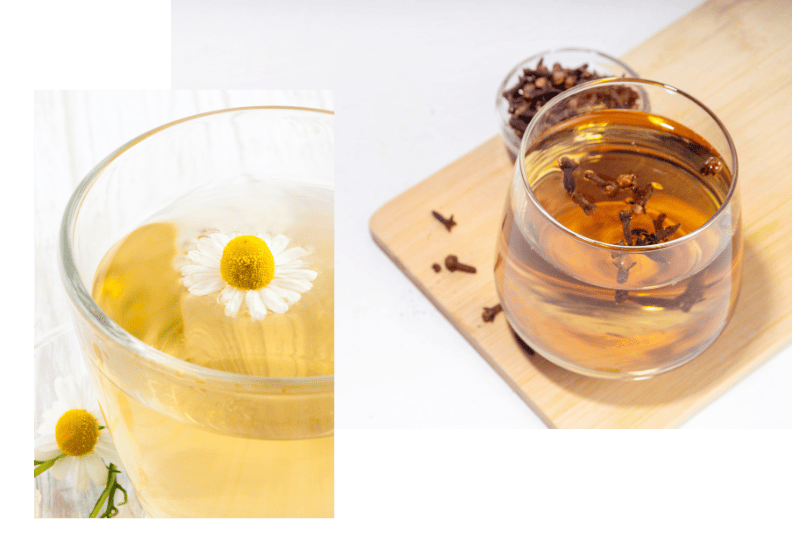 Infusiones a granel para consumo humano